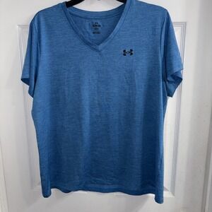 Women Under Armour Loose V-Neck T-Shirt Size XL